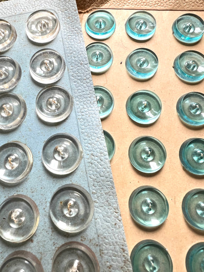 Job Lot of - 6 Sheets of Vintage Buttons (A)