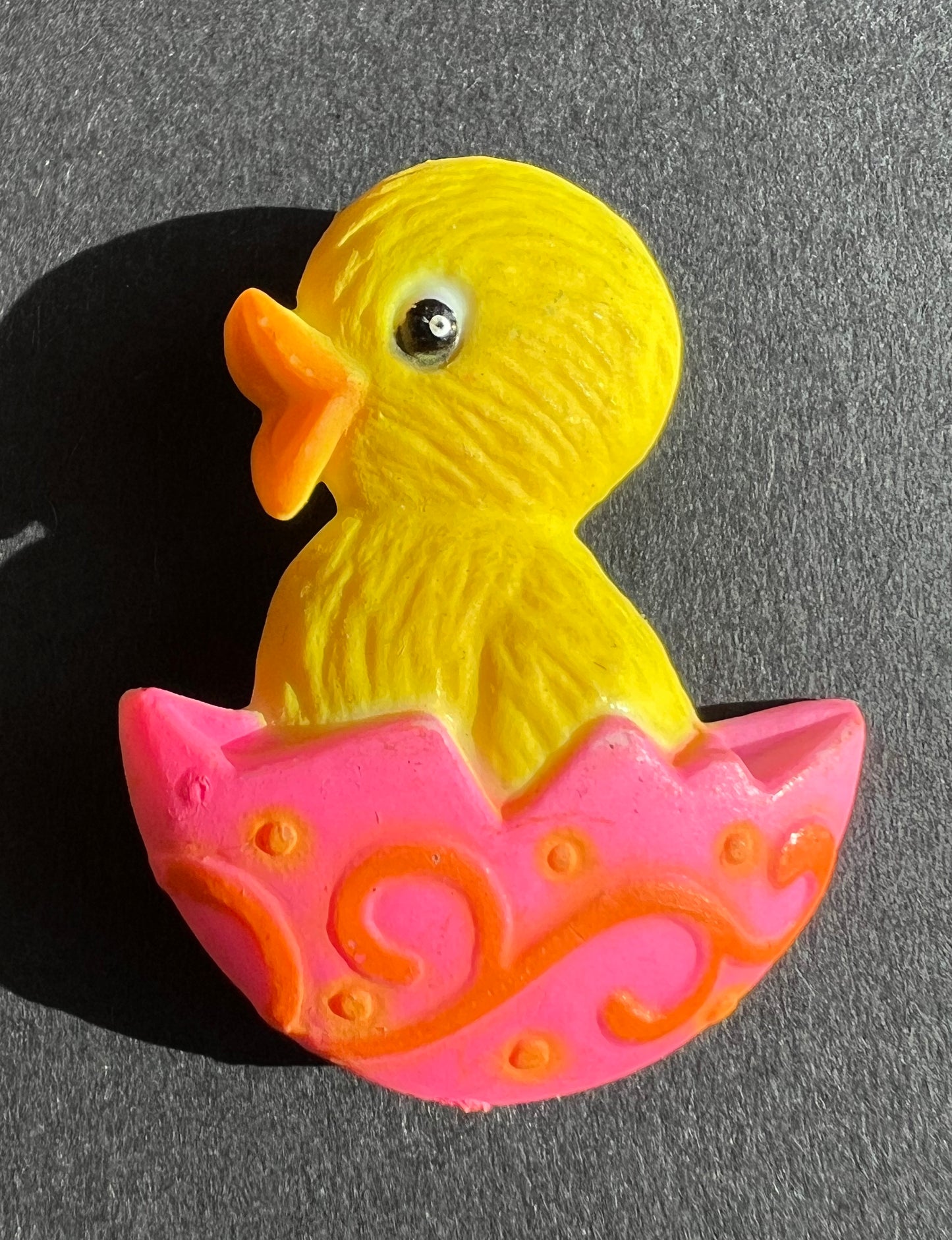 Sweet 1970s Easter Bunny or Chick Brooches