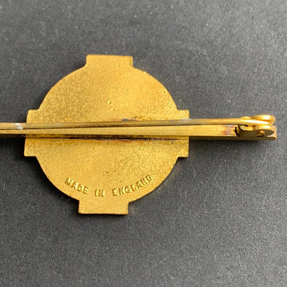 1942 THE PEOPLE OF MALTA "FOR GALLANTRY" GEORGE CROSS Enamel Pin Badge Brooch