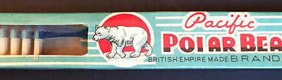 Britsh Empire Made "Polar Bear" TOOTHBRUSH Original Box