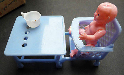 Plastic doll high chair sales