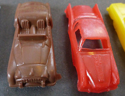 5 Vintage 1960s Cars 5cm Old Shop Stock Made in Hong Kong
