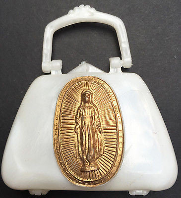 Vintage 6cm Handbag with Our Lady on the Front