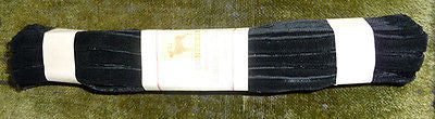 10m of Vintage Black Velvet Ribbon 1cm wide Made in Poland