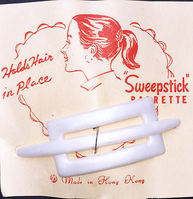 Vintage 1950s "SWEEPSTICK" BARRETTE Choice of 4 Colours