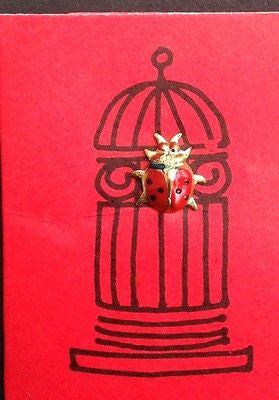 Delightful Vintage 1960s Enamel Pins BUG HOUSE California 23 Different Creatures