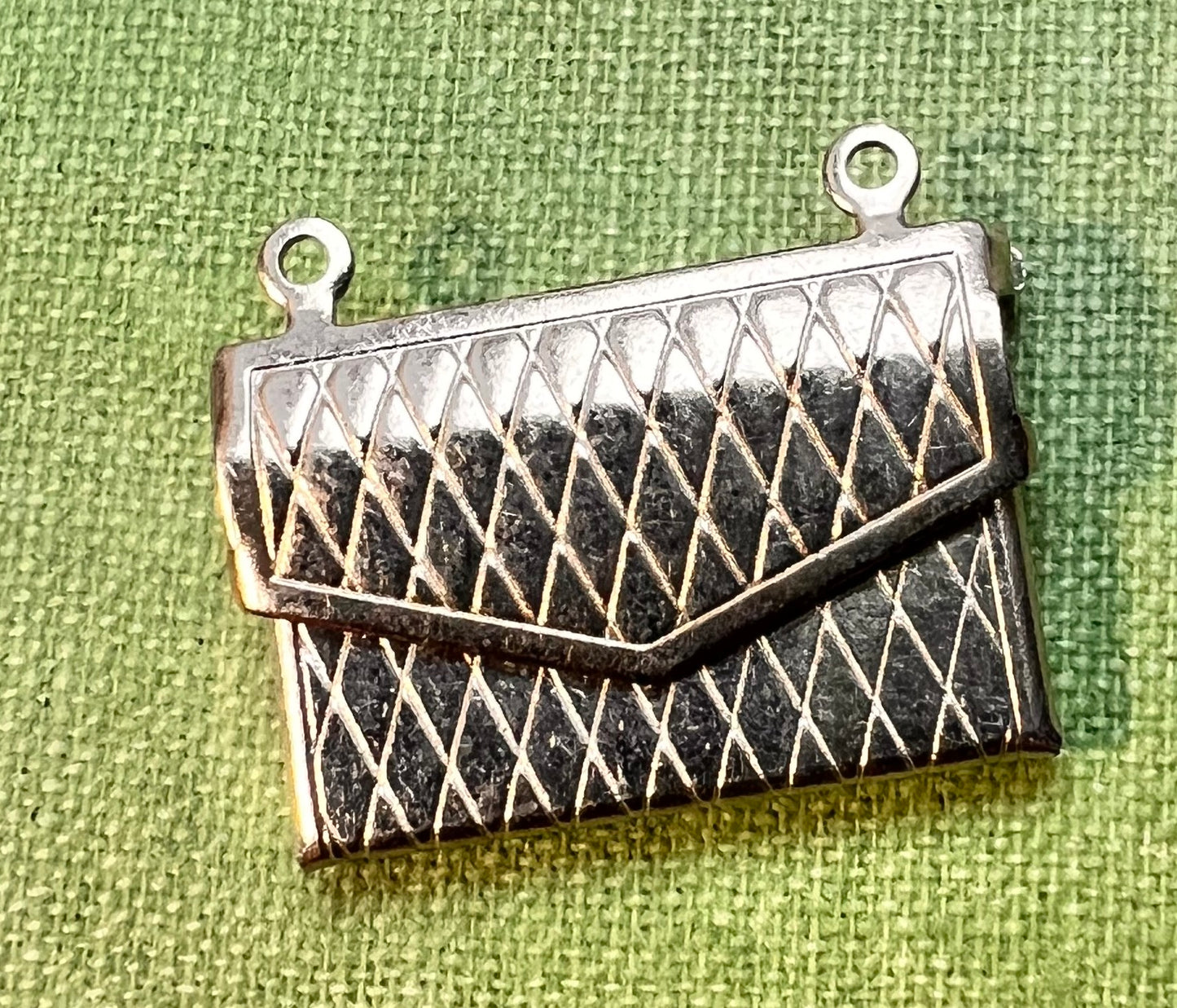 Envelope Shaped 2cm Locket - Silver, Copper or Bronze Tone