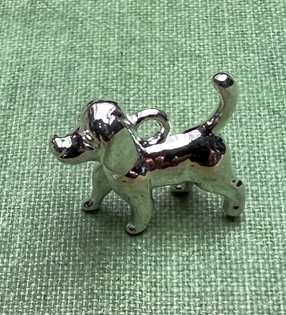 Jaunty 3D Dog Charm - 1.8cm tall