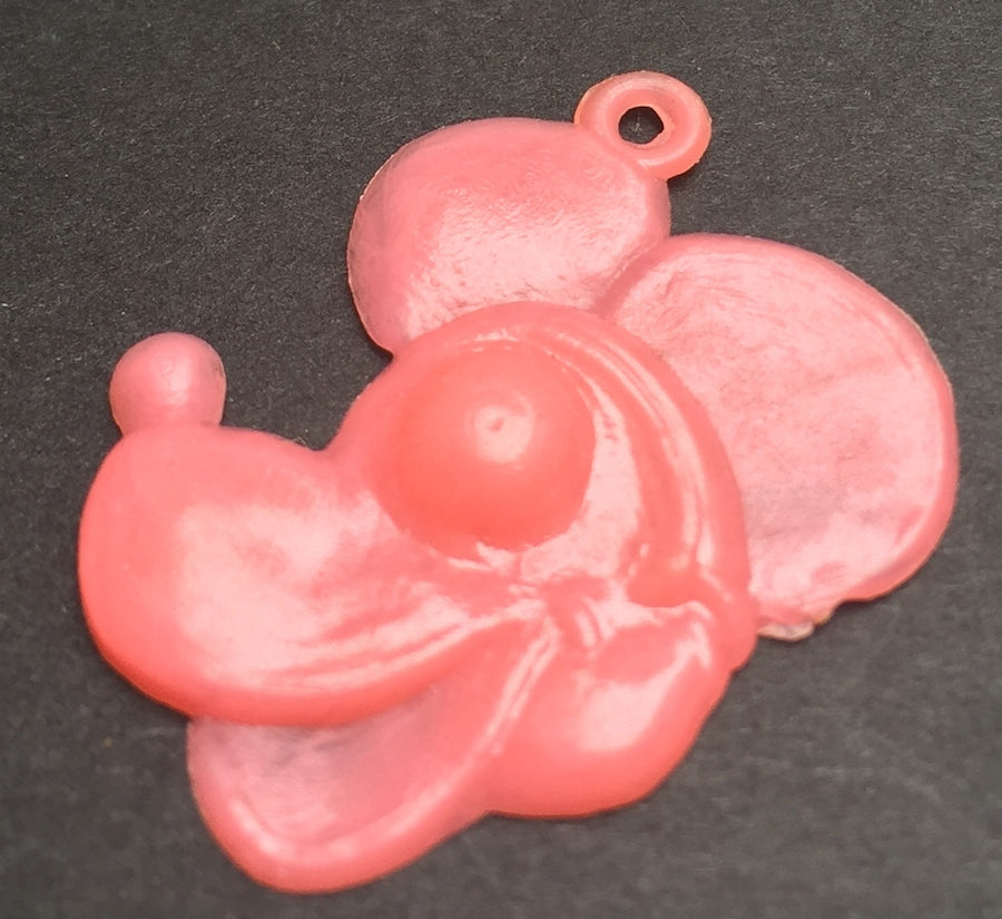 Vintage Plastic Mickey Mouse Charm - 2.5cm Tall