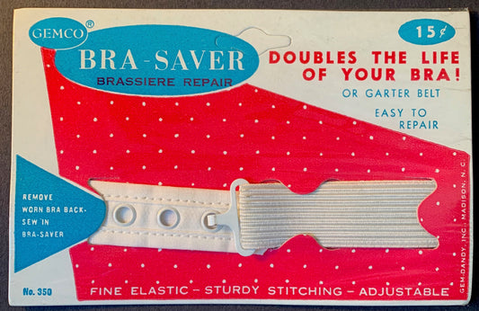 BRA-SAVER "Fine Elastic - Sturdy Stitching - Adjustable"
