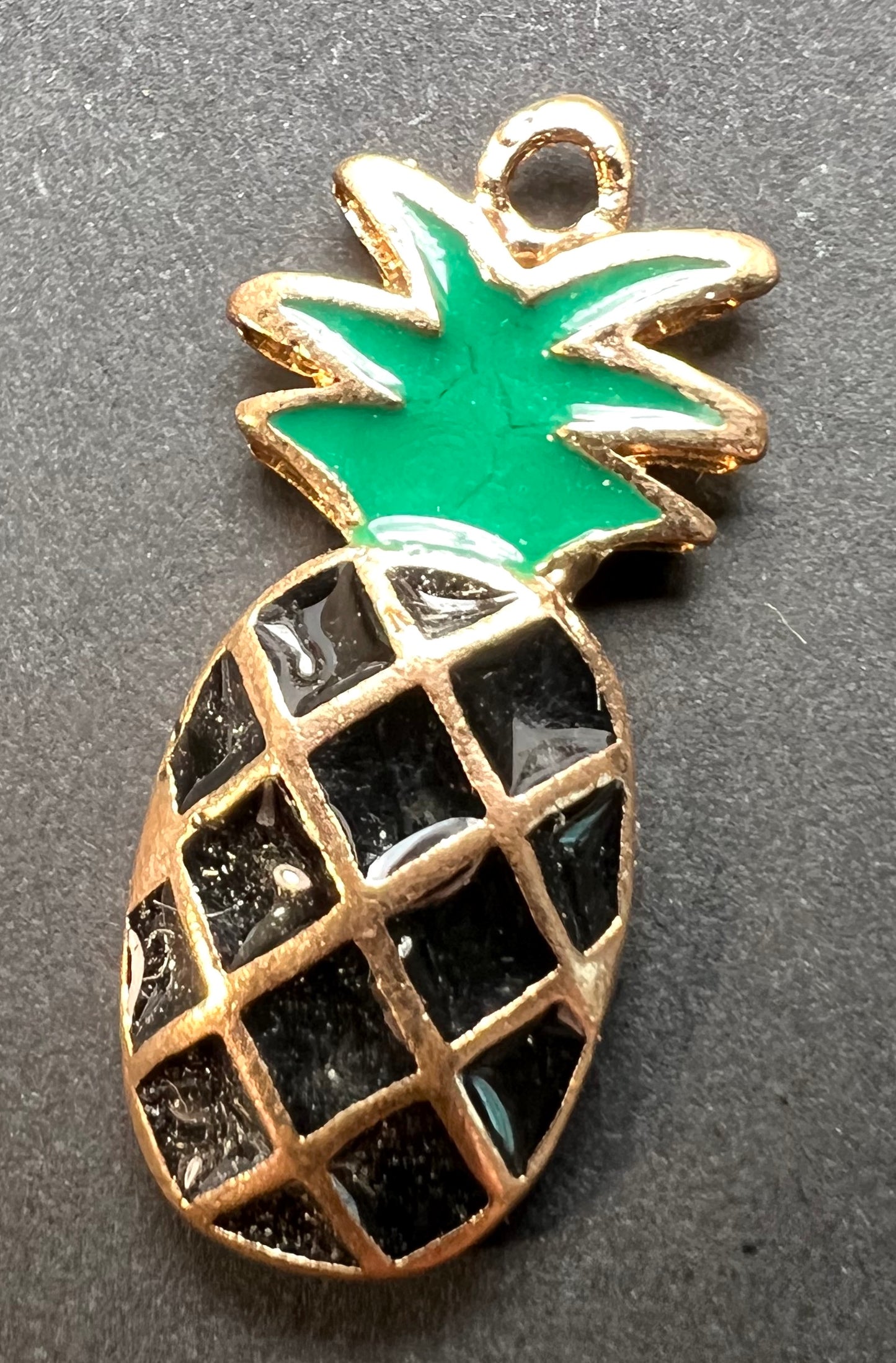 Enamel Pineapple 2.2cm Charm / Pendant