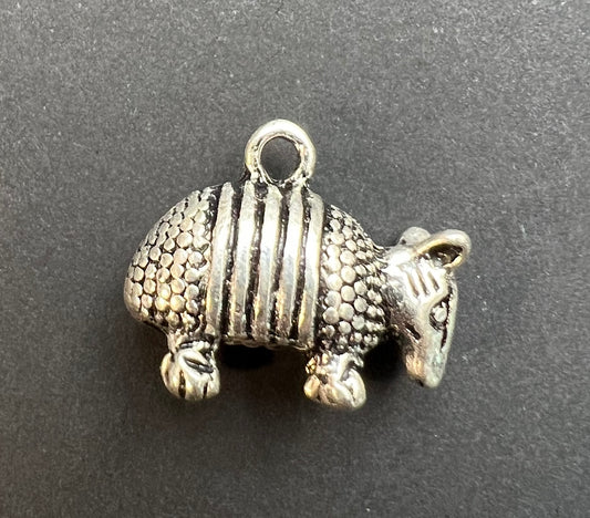 2cm long Armadillo Charm or Pendant