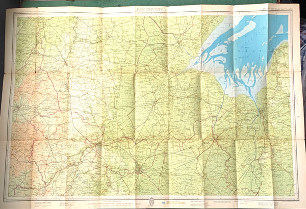 1930s & 1960s Maps of Fenland Sheet 25. Incl. March, Melton, Mowbray, Kings Lynn.