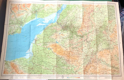 1940s, 50s Maps of North Somerset Sheet 7. Incl. Bristol, Cardiff, Devizes