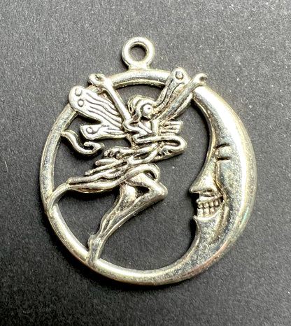 Fairy Dancing with the Moon 2.6cm Charm / Pendant