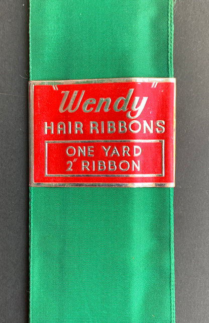 ONE YARD "WENDY" 2" Hair Ribbon - Blues, Orange, Yellow, Pinks, Green, Brown