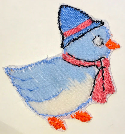 Sweet Little chick..in a Hat..Vintage 3.5cm Applique - Choice of colours