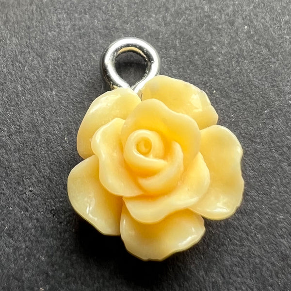 Tiny 1cm resin Flower Charms Sweet Little Flower Charms