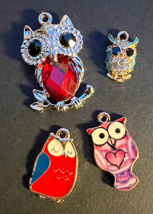 Choice of Charismatic Owl Charm / Pendants