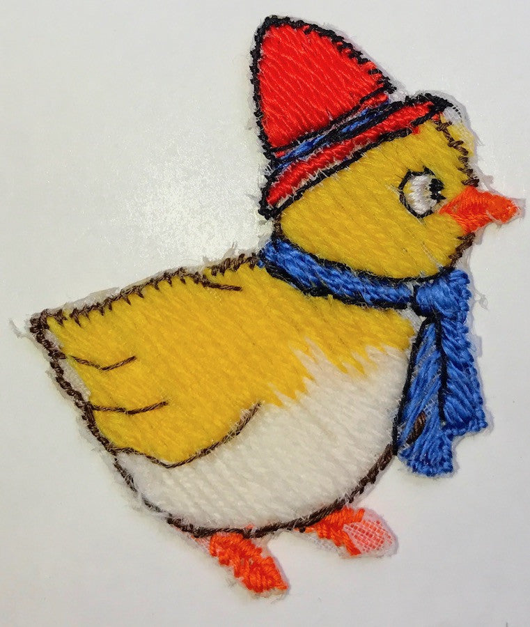 Sweet Little chick..in a Hat..Vintage 3.5cm Applique - Choice of colours