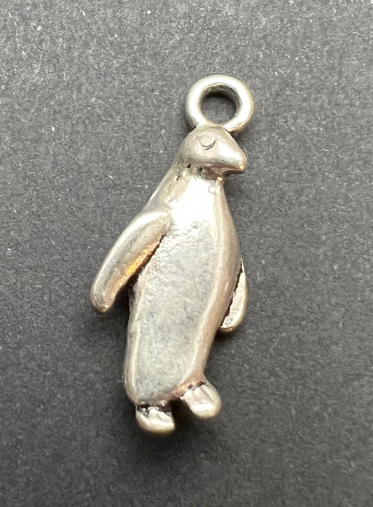 3D Penguin 2cm Charm / Pendant.