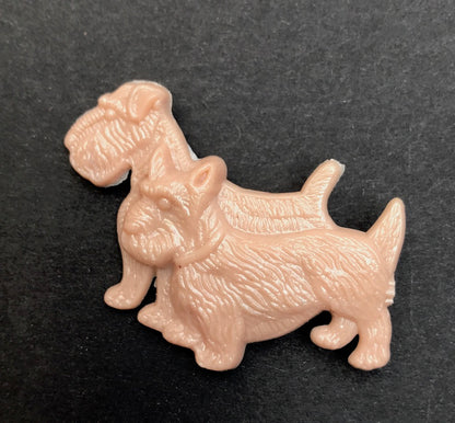Delightful Vintage 1950s Scottie Dog & West Highland Terrier Brooch - Choice of Colours