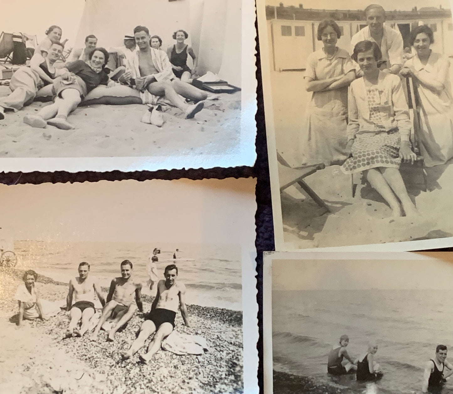 13 Lovely 1920s Photos of people at the Beach (A11)