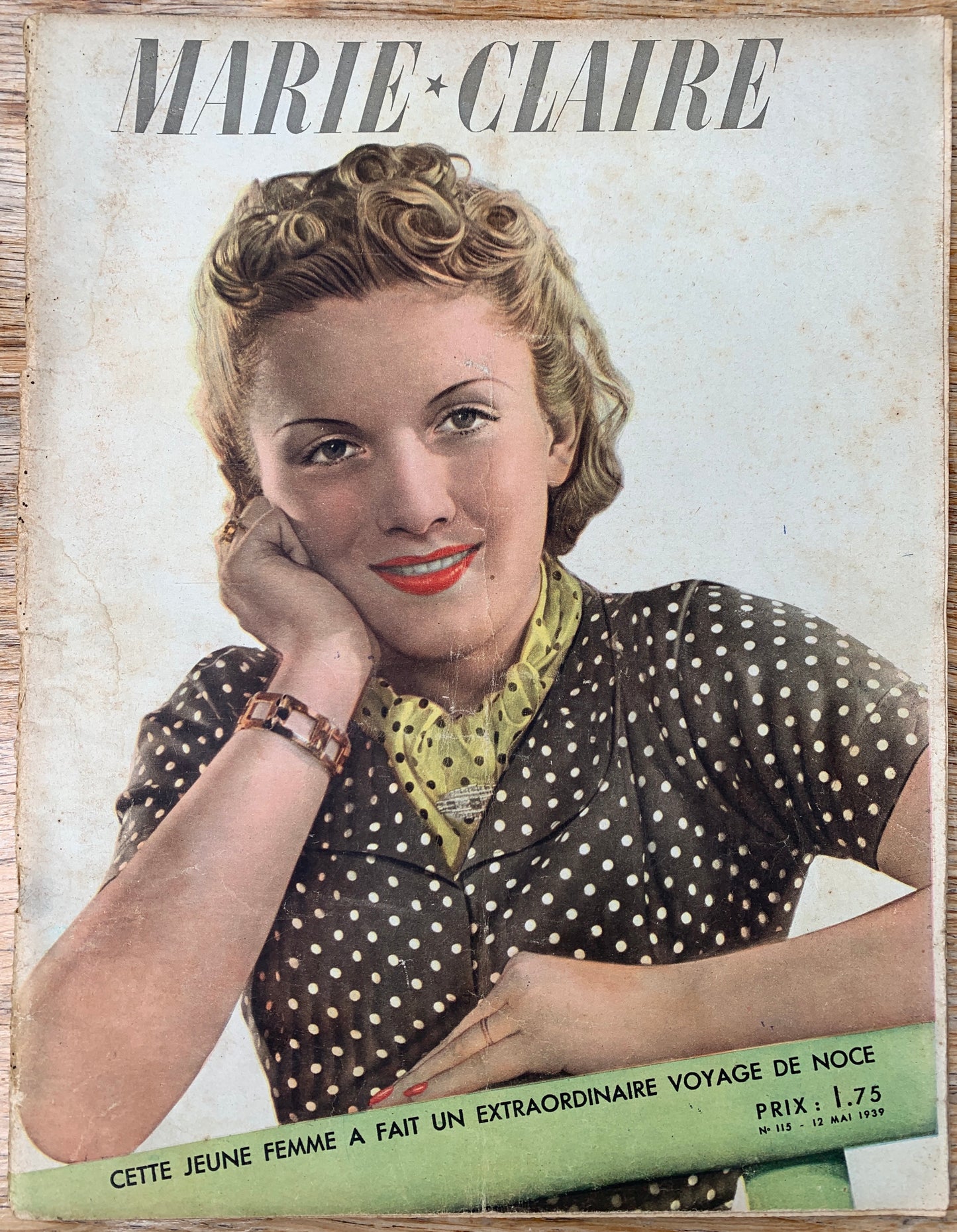 Fascinating 12th May 1939 French MARIE CLAIRE No.115