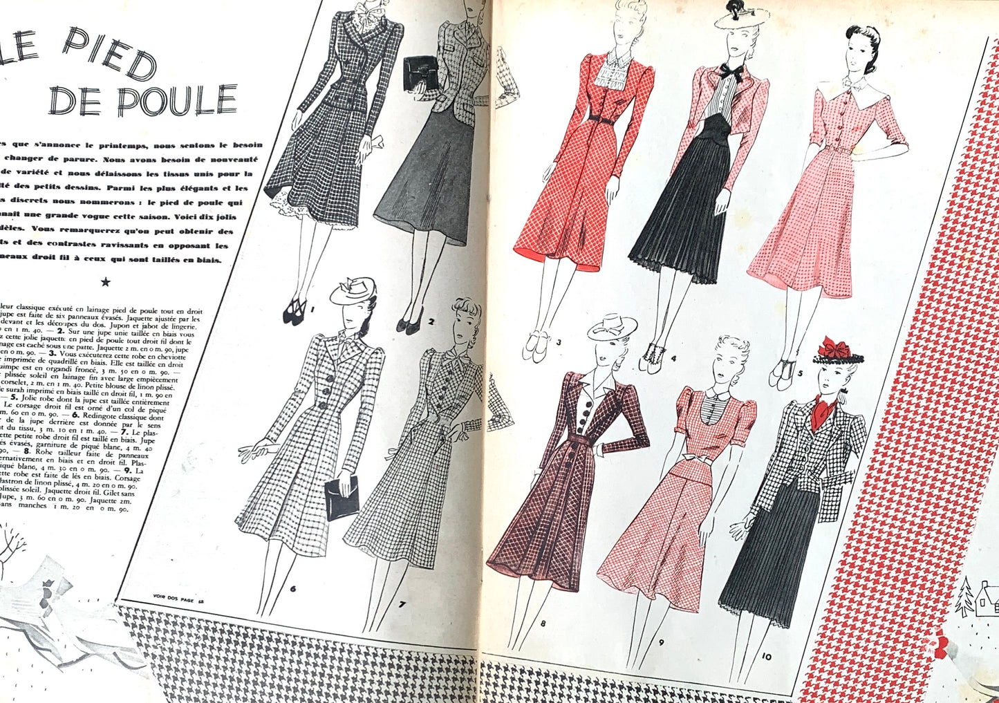 Fascinating 12th May 1939 French MARIE CLAIRE No.115