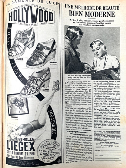 Fascinating 12th May 1939 French MARIE CLAIRE No.115