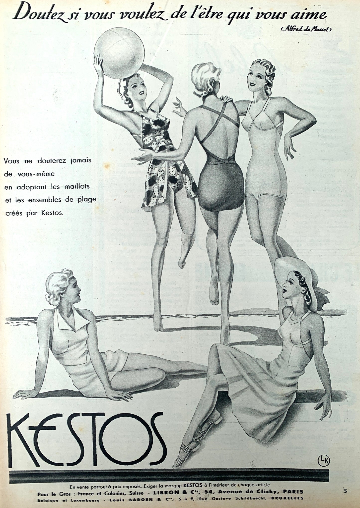 Gorgeous 14th July 1939 French MARIE CLAIRE