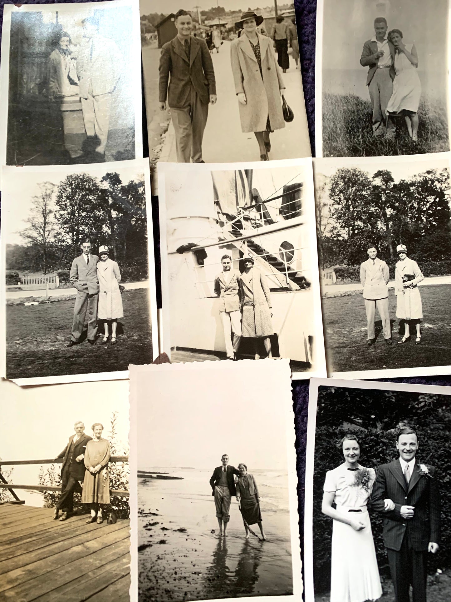 6 Edwardian and 1920s Photos of Happy Couples (B5)