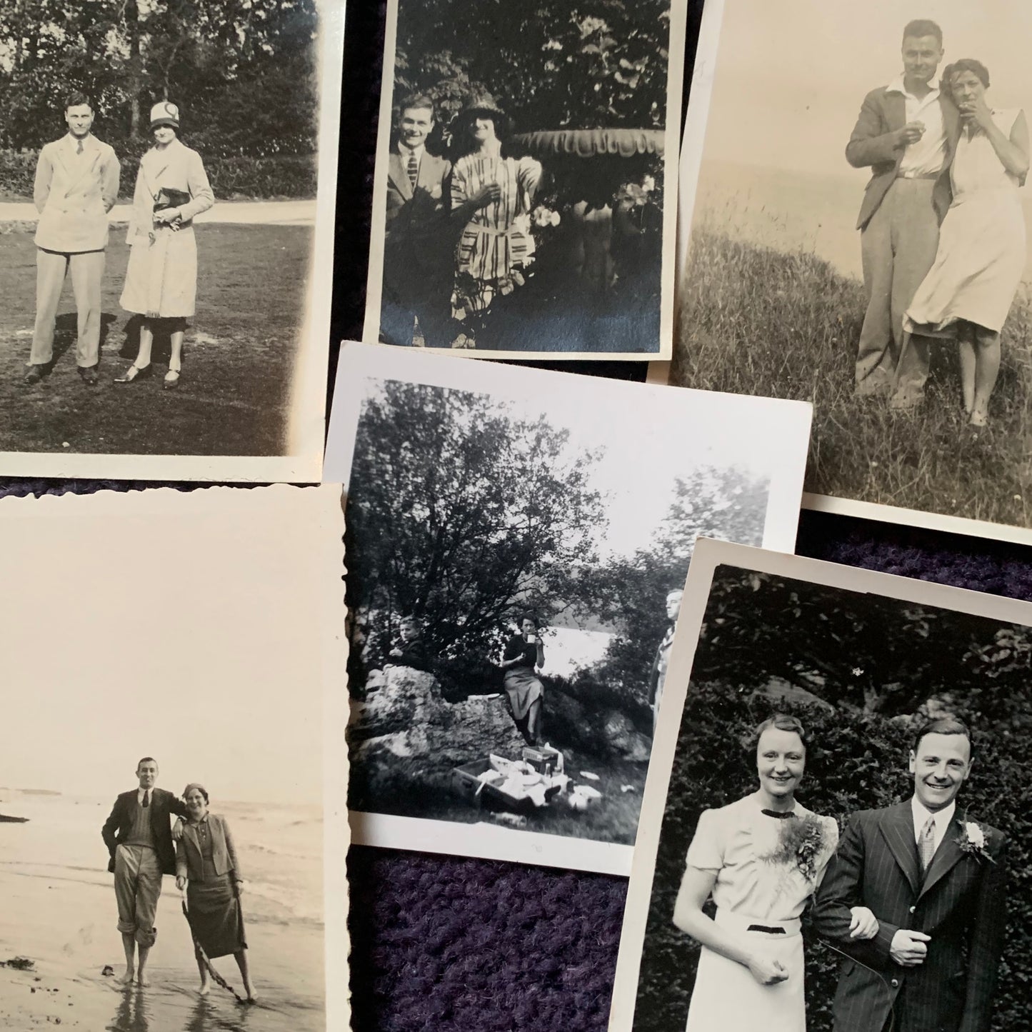 6 Edwardian and 1920s Photos of Happy Couples (B5)