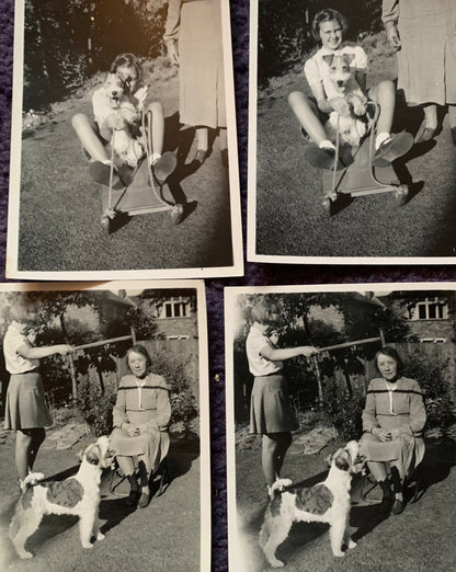 13 delightful 1930s photos - Playing with the Dog  in the Garden (A20)