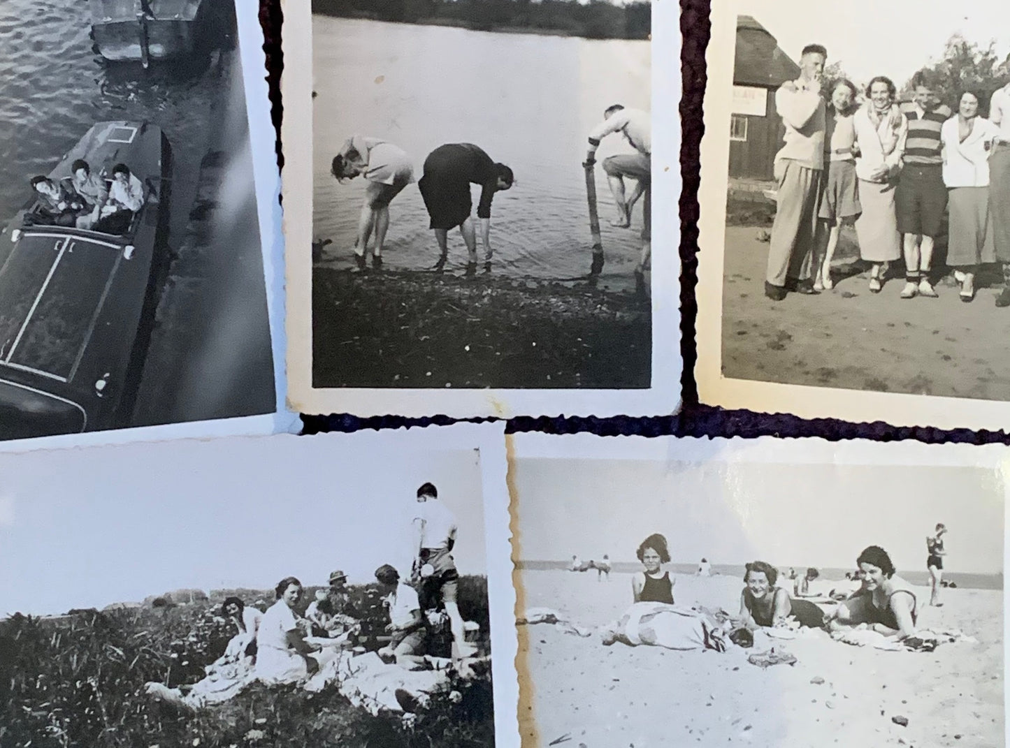 13 Photos taken in 1934/5  of Friends on Days Out (A48)