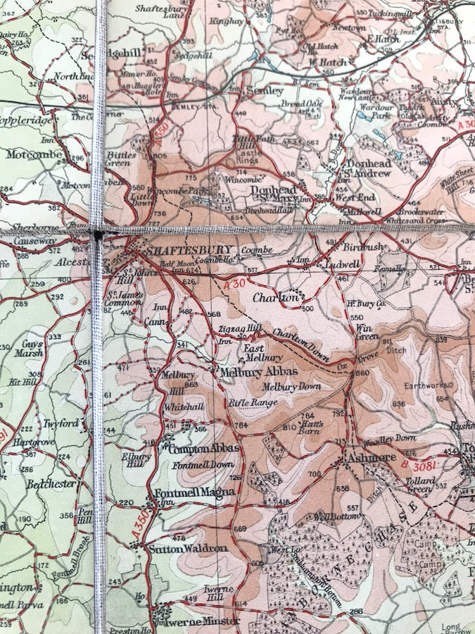 1920s Bartholomew's Map of Dorset and Somerset (Sheet 34)