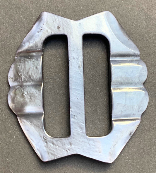 Metallic Lustre Casein 5cm Buckle - Unused Old Warehouse Find
