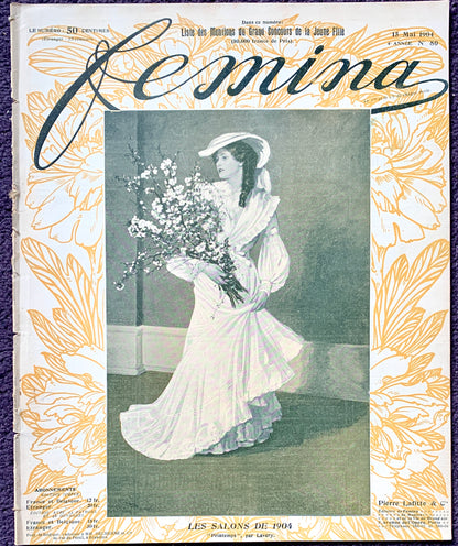 French Women's Lives 117 years ago - Fascinating May 1904 French Magazine FEMINA