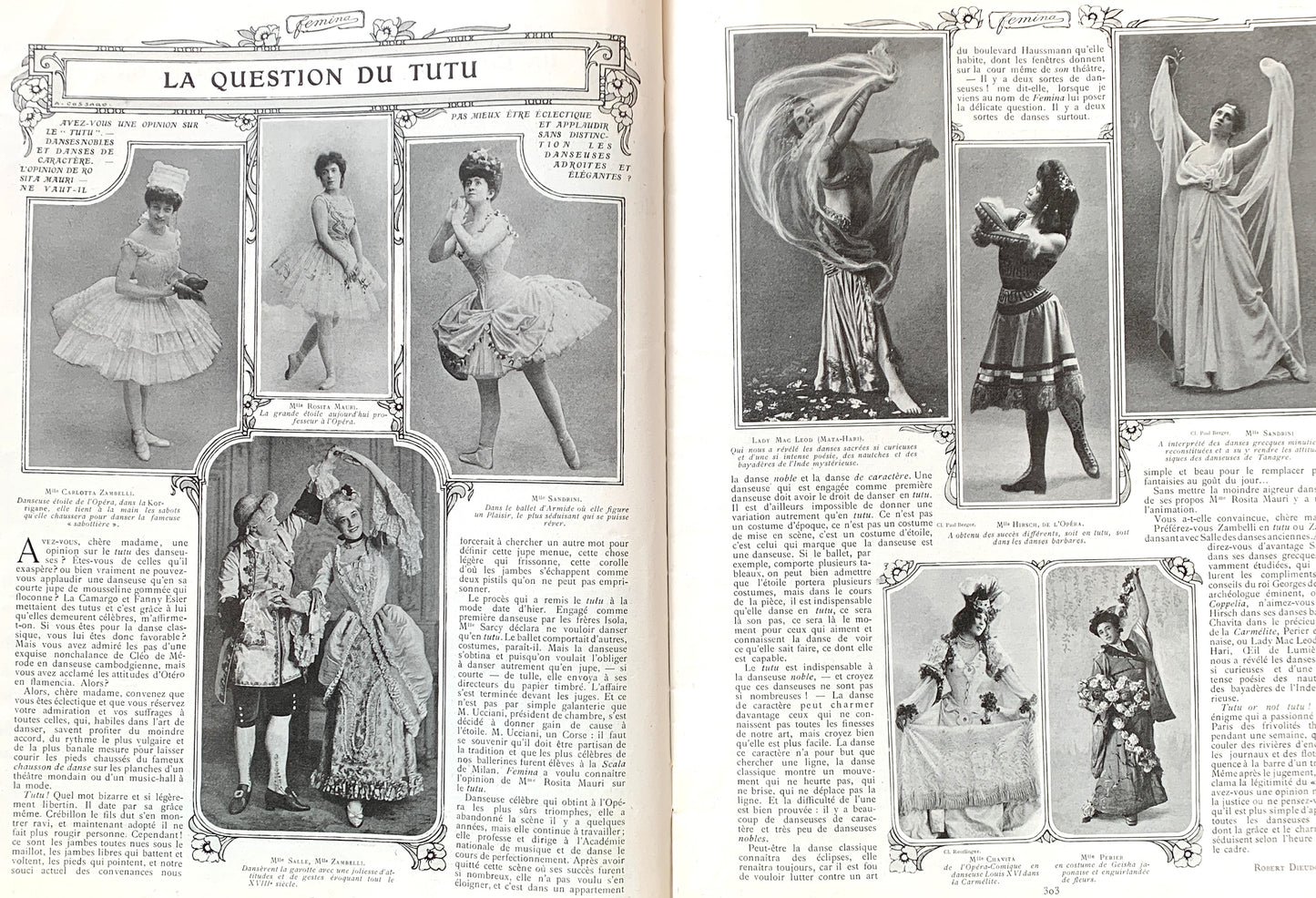 Playing Tennis on 1st July 1905 French Magazine FEMINA Gorgeous Illustrations, Fashion, Adverts