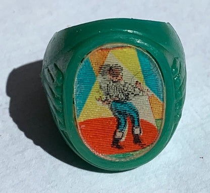 1950s ROCK + ROLL Lenticular Flicker Ring - Choice of 4 - Made in Hong Kong