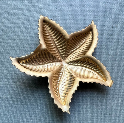 Vintage Brass Starfish 3.5cm Stampings