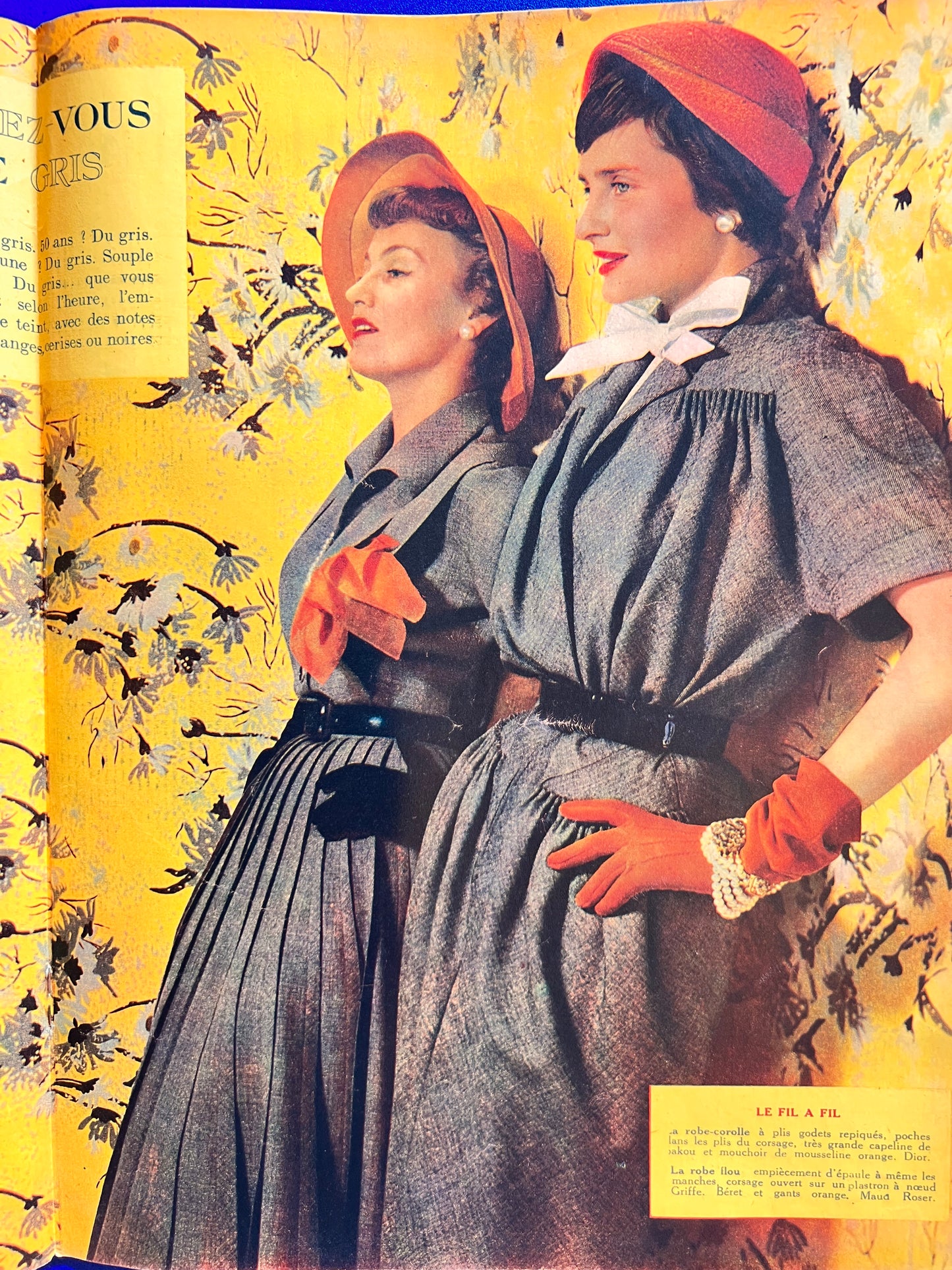 Sunny May 1950 issue of French ELLE.