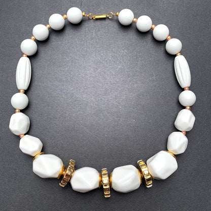 Big Vibrant 1970s Necklaces - Choice of Colours - Old Shop Stock