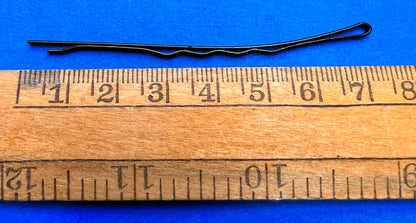 6 Black 7cm/2.7" Lady's Grip -Made in 1930s Germany