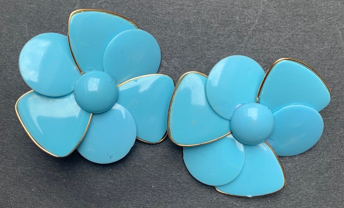 1950s BIG Statement Clip-On Earrings !
