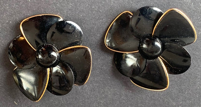 1950s BIG Statement Clip-On Earrings !