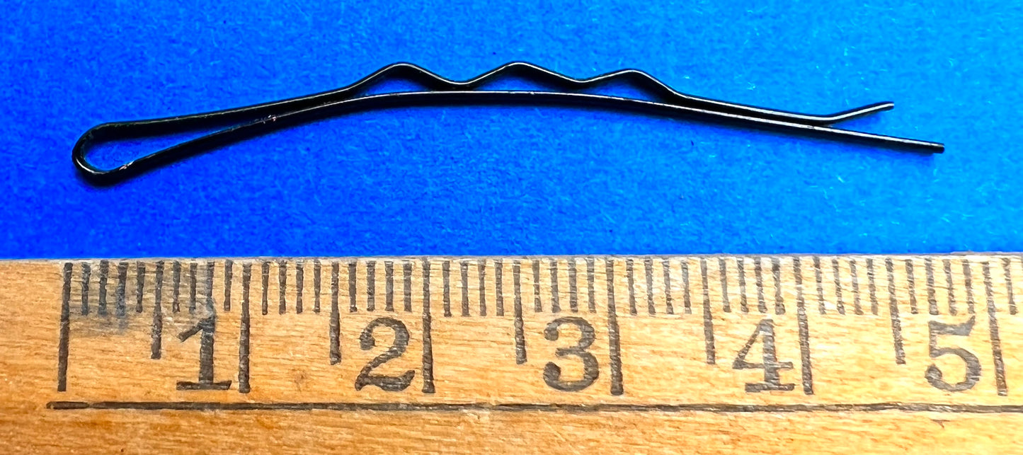 12 Black 5cm/2" Lady's Grip -Made in 1930s Germany