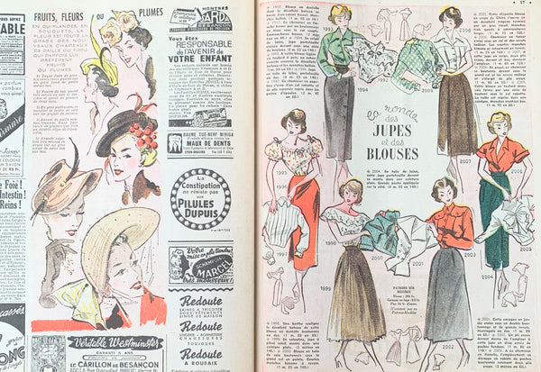 Confirmation Outfits in April 1950  French Petit L'Echo de la Mode