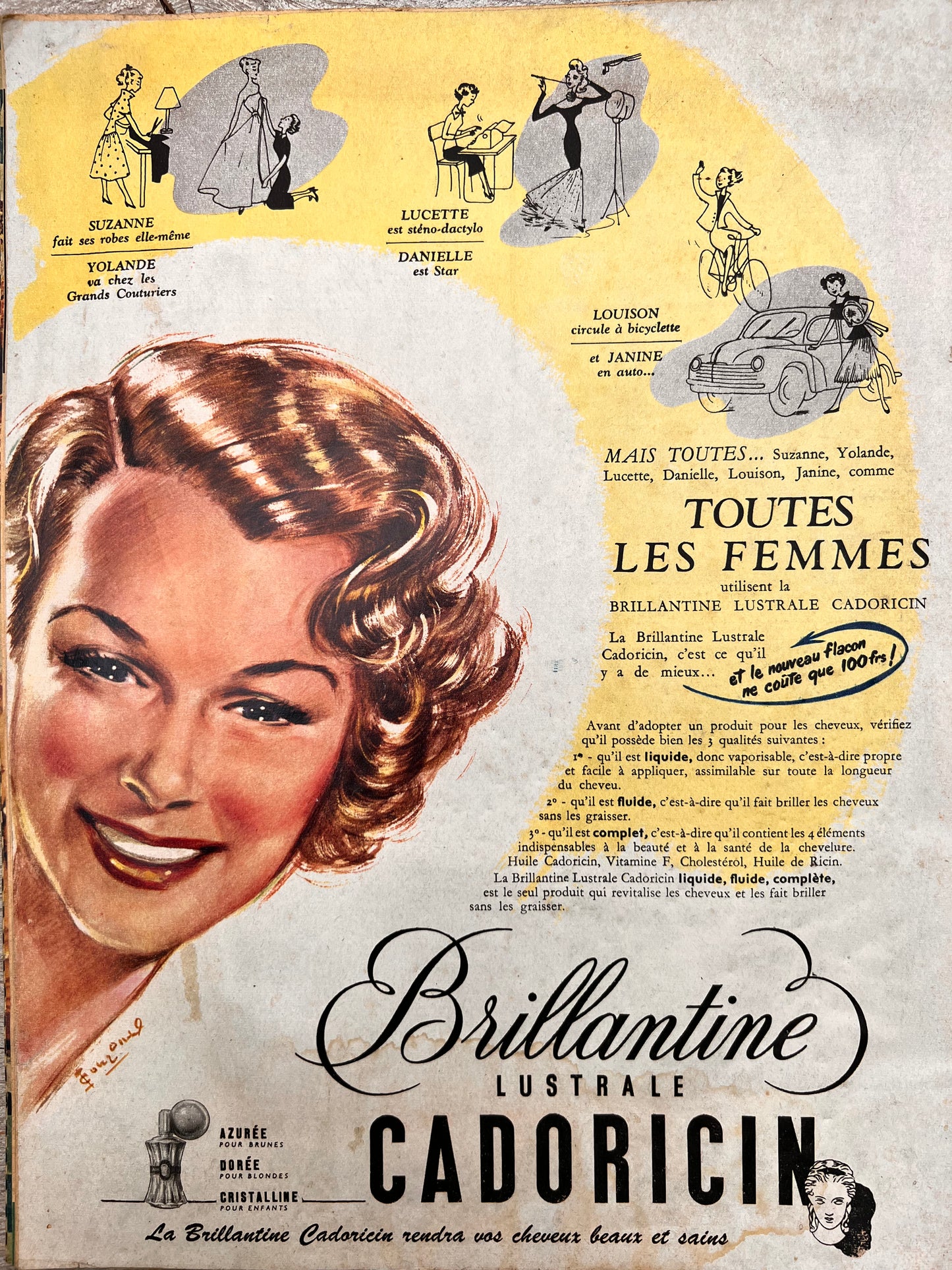 October 1951 French Women's Paper Marie France
