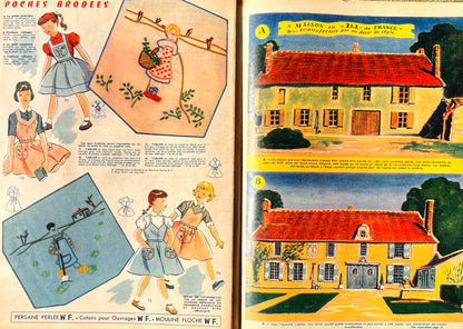 May 1955 French Magazine Votre Mode incl. Front Cover Dress Pattern